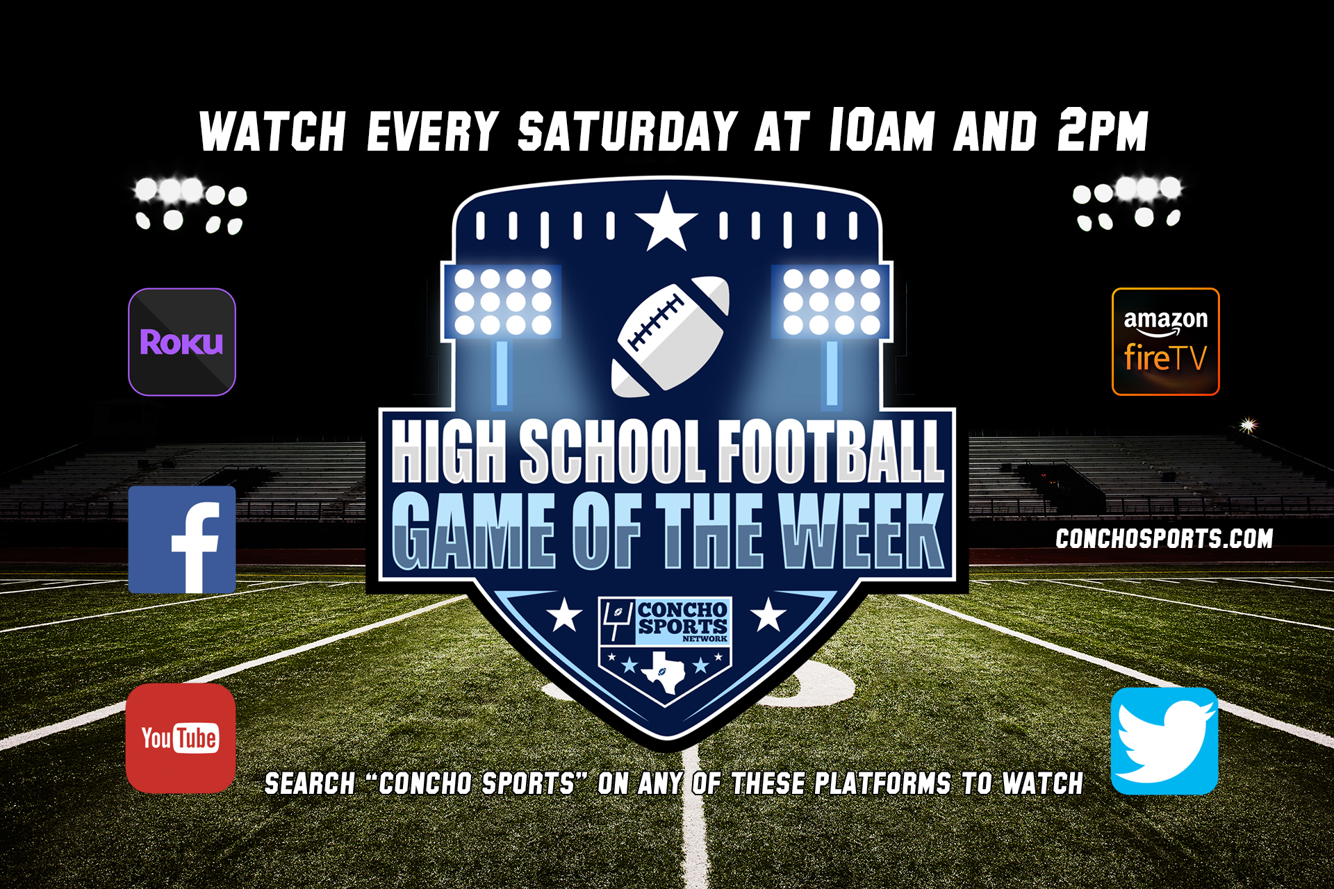 Announcing the televised CSN High School Football Game of the Week