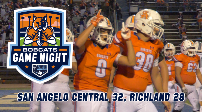 Bobcats Game Night: San Angelo Central 32, Richland 28 - Concho Sports ...